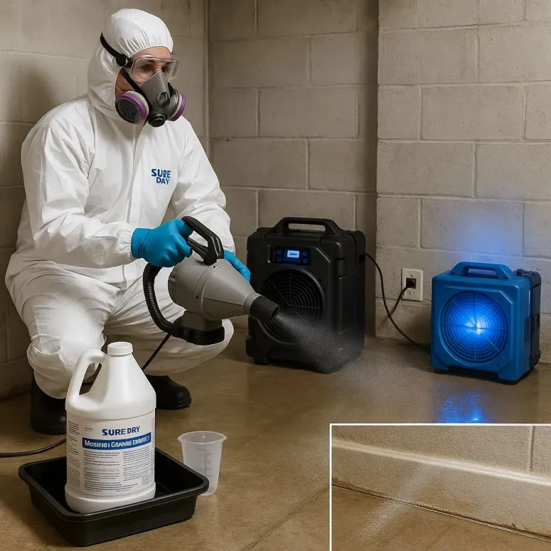Sanitization and Odor Removal process in Blackhawk, CA